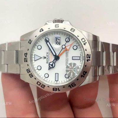 ETA2836 V3 Replica Rolex Explorer II 42mm Watches - 216570 White Face